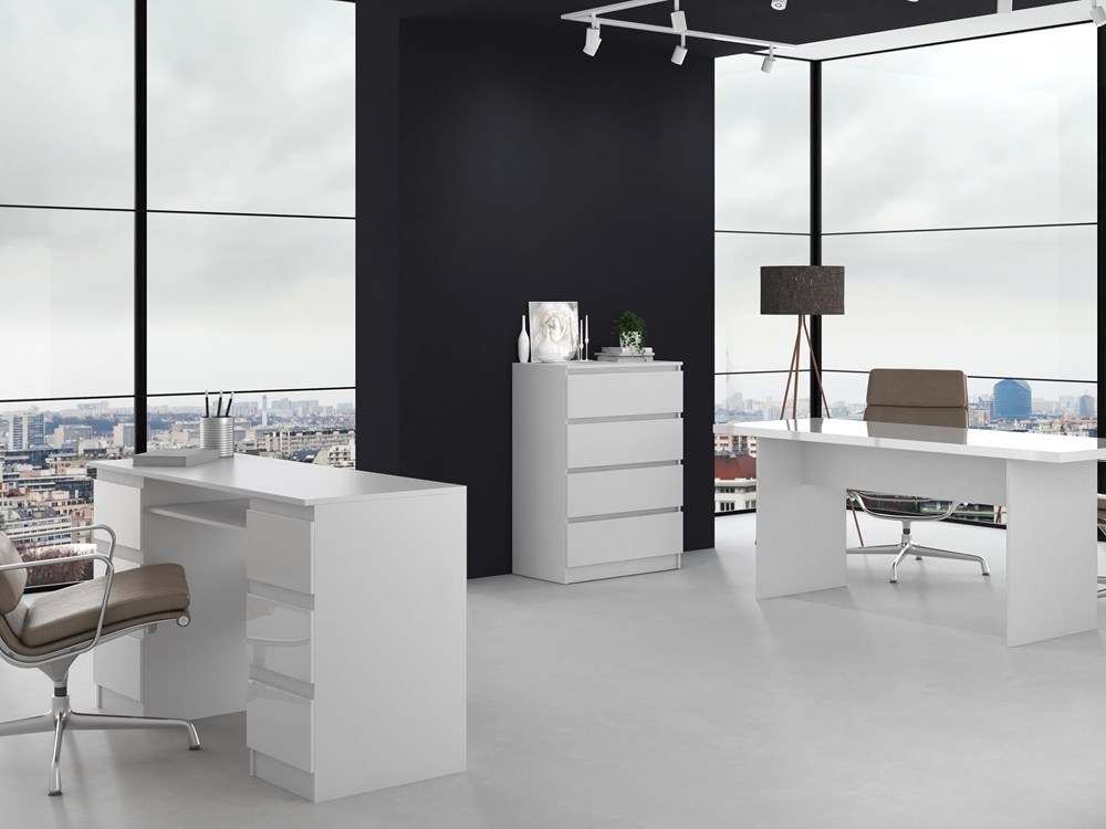 komoda 4 szuflady biala 2 komoda 4 szuflady biala