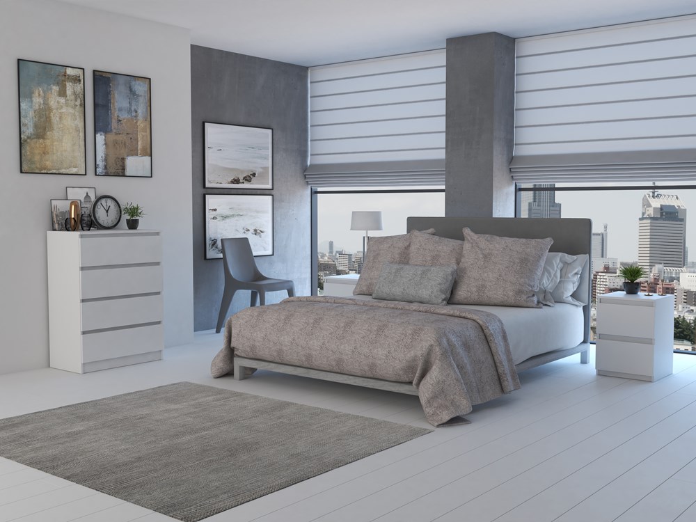 komoda 4 szuflady biala 3 komoda 4 szuflady biala